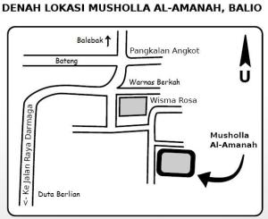Mushola Al Amanah, Balio (Dekat warung nasi Berkah)